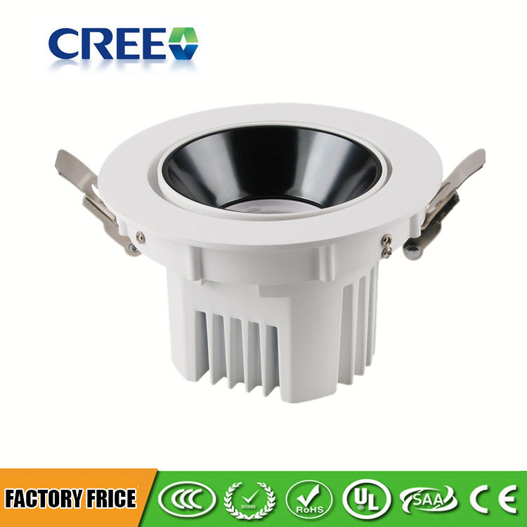 4.9in 20Watt and 5.9in 35W LED COB Ceiling Light - Flush Mount LED Downlight - Triac Dimmable - 100W Equivalent - Anti-glare Cover - 1600 Lumens